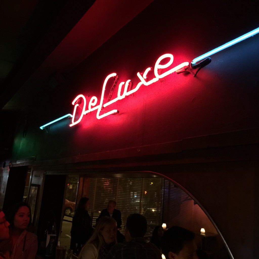 Neon nightclub sign